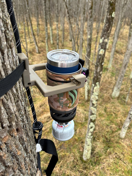 Rapid Boil Stove Hanger for Tree Stands & Saddle Hunters | Hands-Free Backcountry Cooking