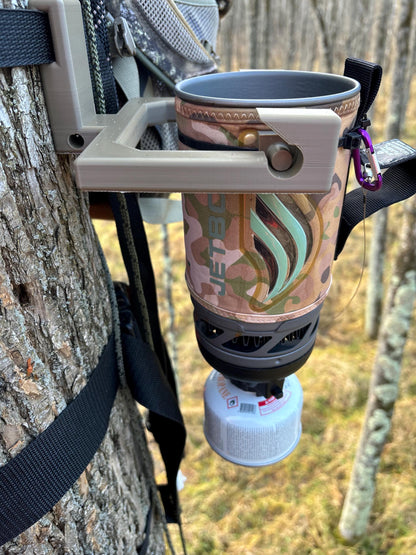 Rapid Boil Stove Hanger for Tree Stands & Saddle Hunters | Hands-Free Backcountry Cooking